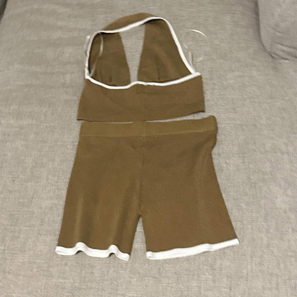 Princess Polly Matching Halter Top and Shorts Set - Picture 2 of 6